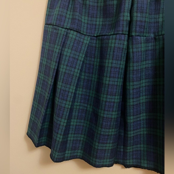 Vintage Schoolgirl Plaid Print High-Rise Skirt - Picture 2 of 9